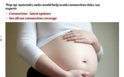 Article in The Guardian (1st April 2020) – NHS urged to turn hotels into birth centres during crisis