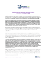 Position Statement: Midwifery units and COVID-19