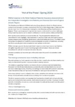 ‘Hot off the Press’: Spring 2026 - MUNet response to the Welsh National Maternity Assurance Assessment and  the Independent Investigation into Maternity and Neonatal Services in England  (Interim Report)